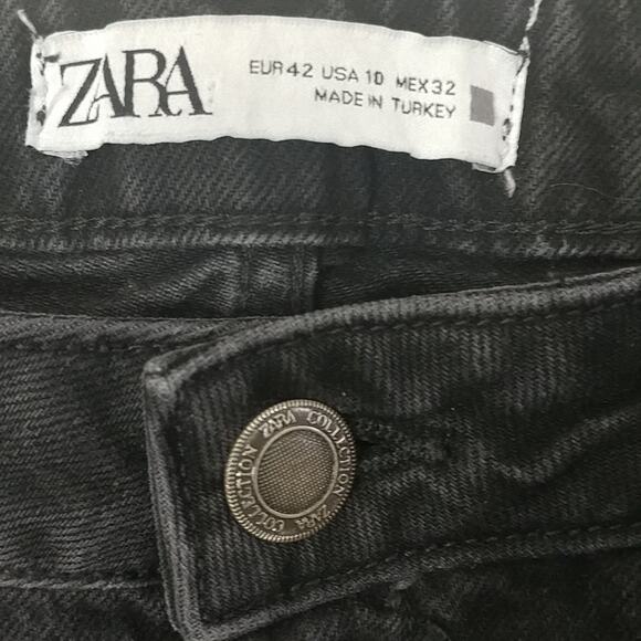 Zara Jeans Black Size 10 - Picture 4 of 6